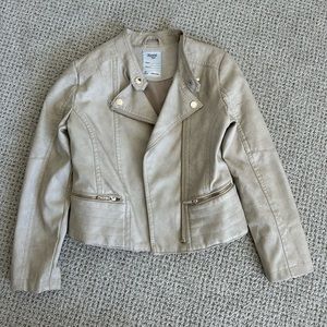 Mayoral Girls Faux Leather Moto Jacket
